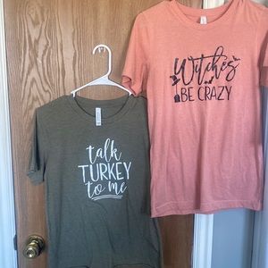 Two pack holiday funny quote shirts !